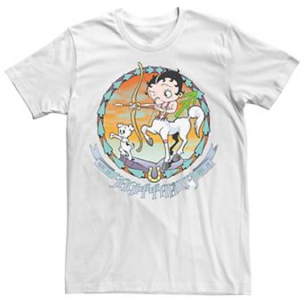 Men's Betty Boop Sagittarius Horoscope Tee
