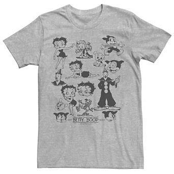 Men's Betty Boop Dog And Clown Tee