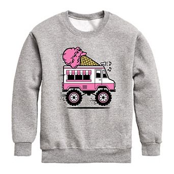 Boys 8-20 Monster Ice Cream Truck Fleece Sweatshirt