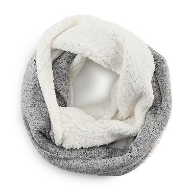 Women's Cuddl Duds® Soft Knit Faux Fur-Lined Infinity Scarf