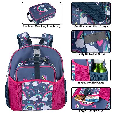 Girls' Backpack & Lunch Bag Set