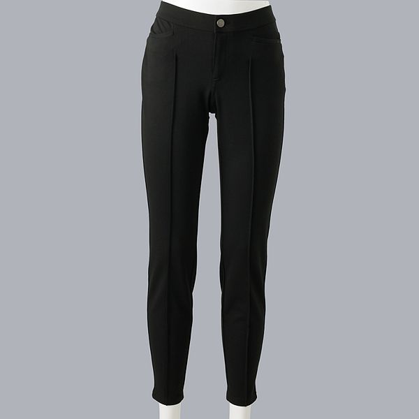 Women's Simply Vera Vera Wang Ponte Skinny Dress Pants