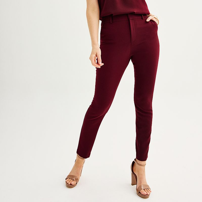 UPC 400500293399 product image for Women's Nine West Magic Fit Skinny Pants, Size: 16, Maddie Plums | upcitemdb.com