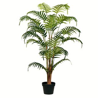 Vickerman Real Touch Artificial Potted Fern Floor Decor