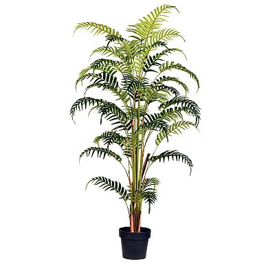 Vickerman Real Touch Artificial Potted Fern Floor Decor
