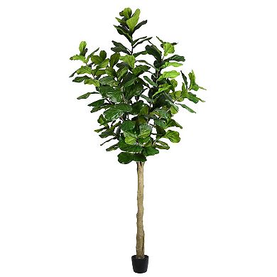 Vickerman Artificial Potted Fiddle Tree Floor Decor