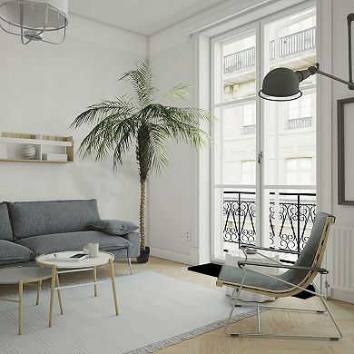 Vickerman Artificial Potted Phoenix Palm Tree Floor Decor