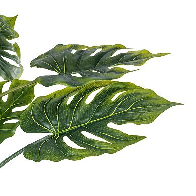 Vickerman 54-Inch Artificial Potted Grand Split Philodendron Tree Floor Decor