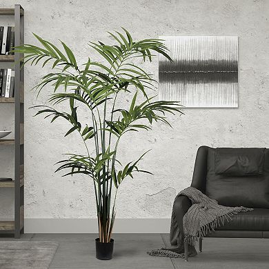 Vickerman Artificial Potted Kentia Palm Floor Decor