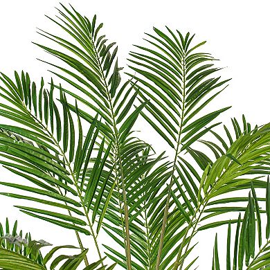 Vickerman 8' Artificial Potted Giant Areca Palm Tree