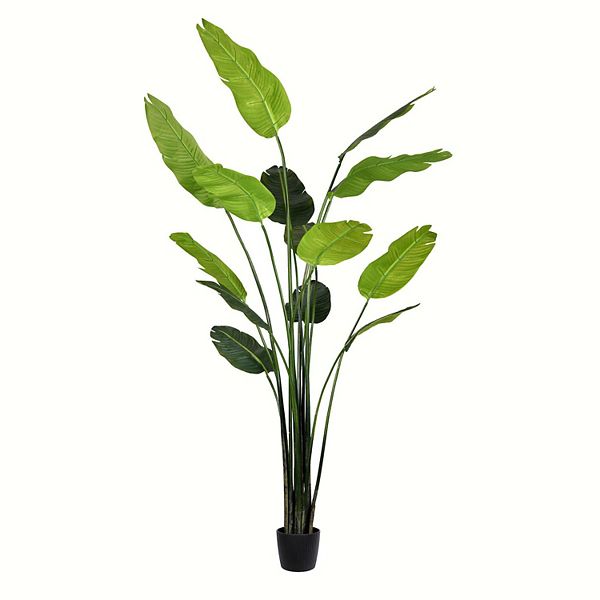 Vickerman 7' Artificial Potted Travellers Palm Tree