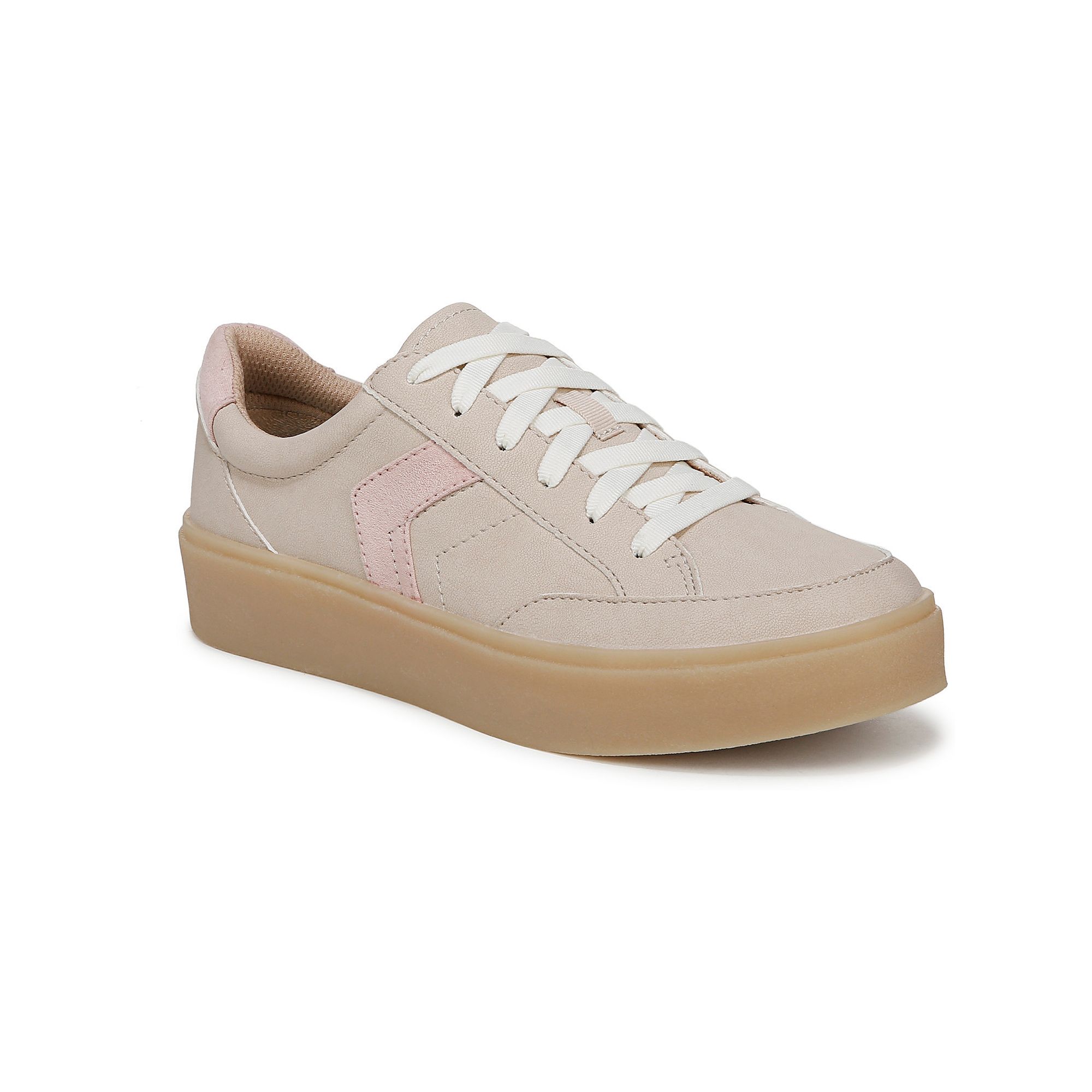 Dr. Scholls Madison Lace Womens Sneakers, Size: 6, Beige