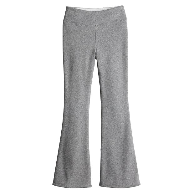 ★ GLOWNY★ 247 DAY SNUG FLARE PANTS 2 Colors GY25PSPT007 247 DAY SNUG FLARE PANTS (WHITE MELANGE) - GLOWNY