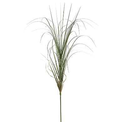 Vickerman 60" PVC Artificial Potted Green Curled Grass