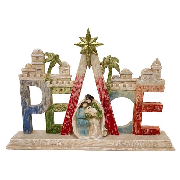 St. Nicholas Square® Peace Nativity Table Decor