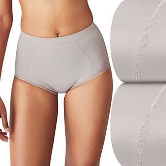 Bali 2-Pack Light Leak Firm Control Shaping Brief Panty Set S064