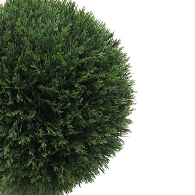 Vickerman Artificial Green Cedar Ball