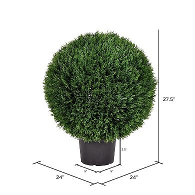 Vickerman Artificial Green Cedar Ball