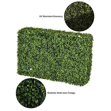Vickerman Artificial Green Boxwood Hedge