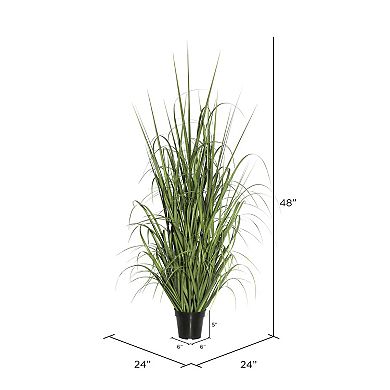 Vickerman 48" Artificial Green Potted RyeGrass