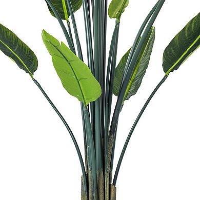 Vickerman 5' Artificial Potted Bird of Paradise Palm Tree