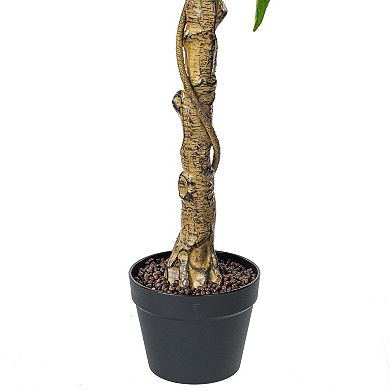 Vickerman 51" Artificial Green and Yellow Real Touch Lemon Tree