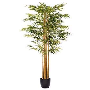 Vickerman 6' Artificial Green Bamboo Tree