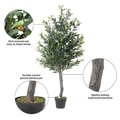 Vickerman 50" Artificial Olive Tree