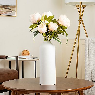 Vickerman 23" Artificial Beige Peony Spray.