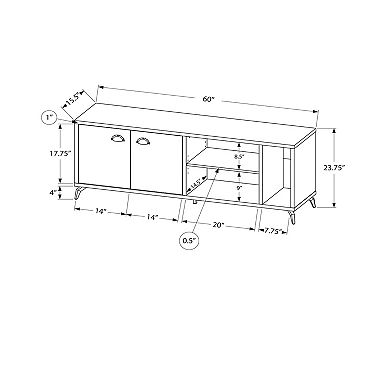 Monarch Console TV Stand