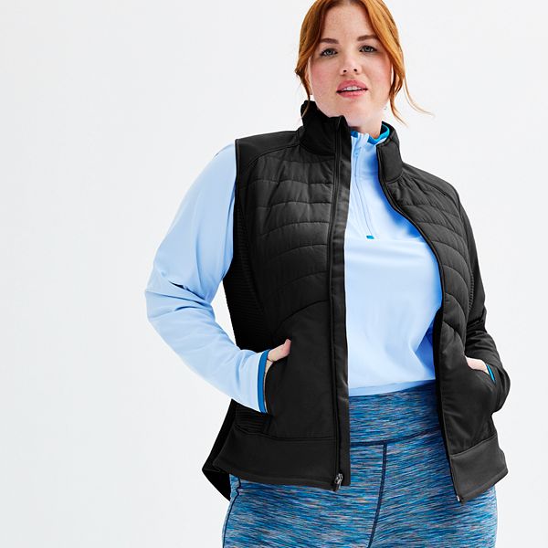 Plus Size Tek Gear® Mixed Media Vest