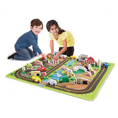 Melissa & Doug Deluxe Road Rug Play Set