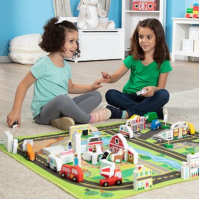 Melissa & Doug Deluxe Road Rug Play Set