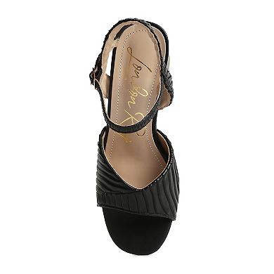 London Rag Women's Pleated Dress Sandals
