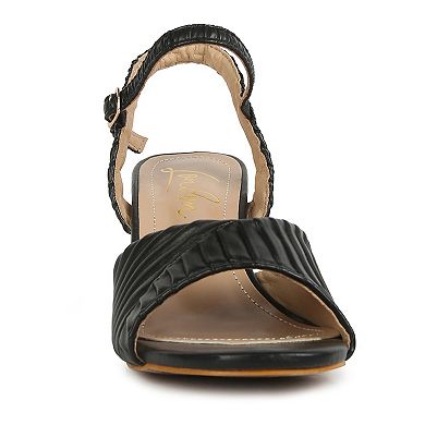 London Rag Women's Pleated Dress Sandals