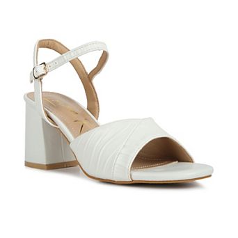 London Rag Women's Pleated Dress Sandals