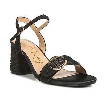 London Rag Chaplet Women's Block Heel Dress Sandals