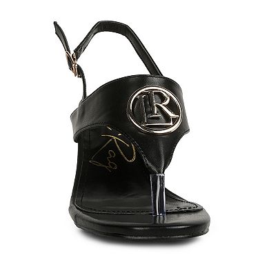 London Rag Monde Women's Block Heel Dress Sandals