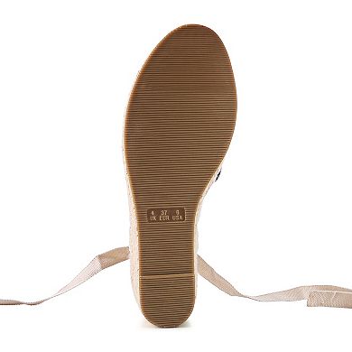 London Rag Little Mary Women's Strappy Wedge Sandals