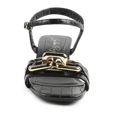 London Rag Icicle Women's Low Heel Chain Sandals