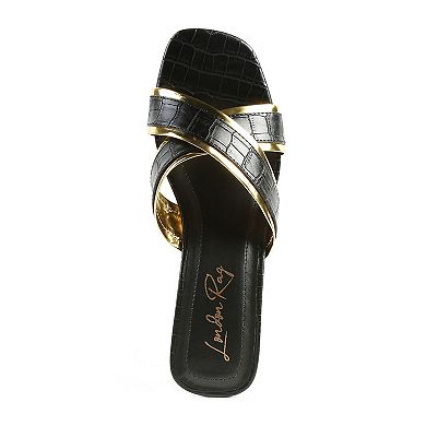 London Rag Stellar Women's Slide Dress Sandals