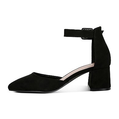 London Rag Stroot Women's Block Heel Casual Sandals
