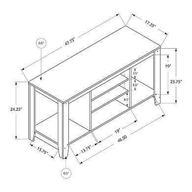 Monarch Contemporary TV Stand