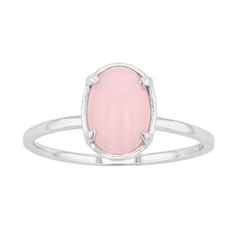 SIRI USA by TJM Sterling Silver Pink Opal Ring