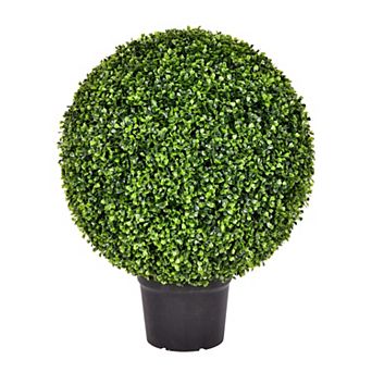 Vickerman 24" Artificial Green Boxwood Ball