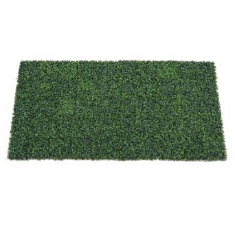 Vickerman 50" Artificial Green Boxwood Mat