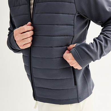 Men's Tek Gear Quilted Mixed Media Jacket