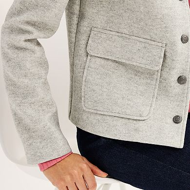 Women's Croft & Barrow® Collared Jacket