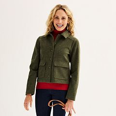 Plus Size Croft & Barrow® Double Breasted Jacket, Women's, Size