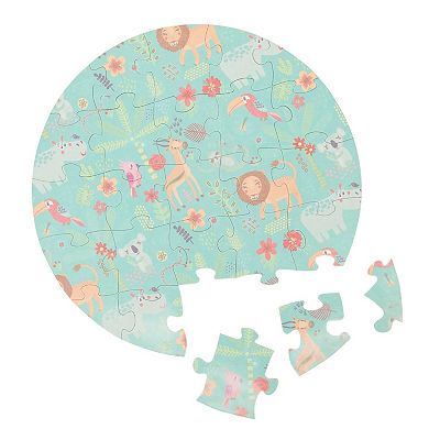 12x Round Blank Jigsaw Puzzle Sets for DIY Crafts, 12.5 Inch